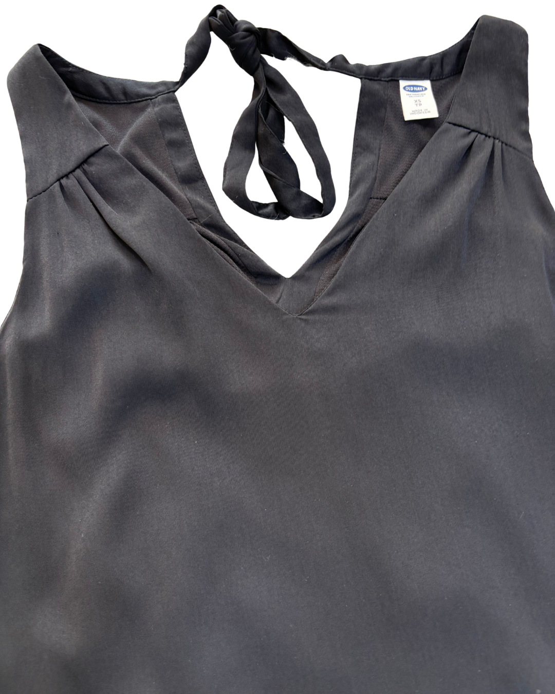 Old Navy Black Tie-Back Sleeveless Dress - XS