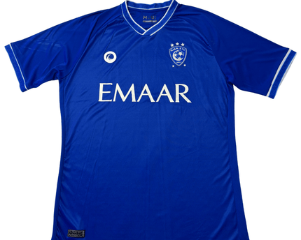 Al-Hilal FC Blue Emaar Sponsor Jersey