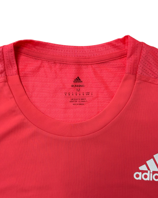 Adidas Running Aeroready Signal Pink Training T-Shirt - M