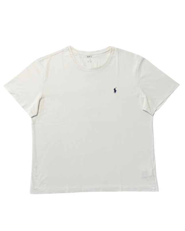 Ralph Lauren White Crewneck Logo T-Shirt - XL