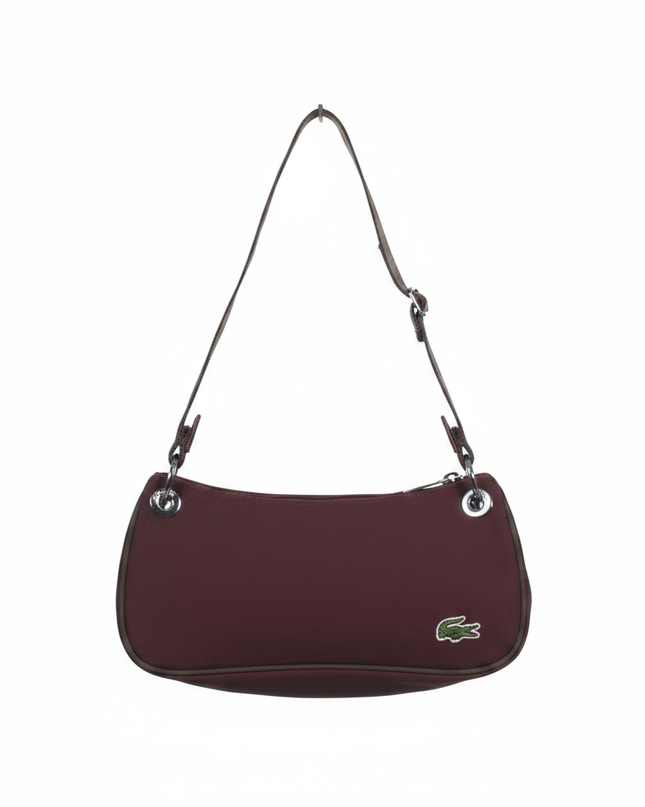 Lacoste Maroon Mini Shoulder Bag