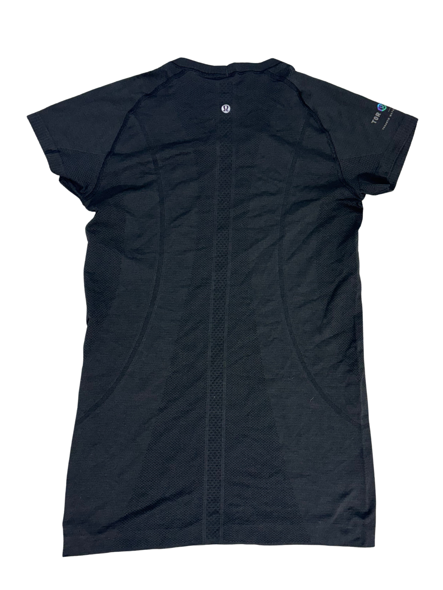 Lululemon Seamless Black Race Tee – Toronto Waterfront 10K Edition - S