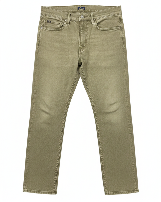 Polo Ralph Lauren Olive Green Slim Fit Jeans