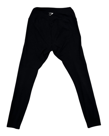 Gymshark Black High-Waisted Seamless Leggings - XS | Waist: 24"
