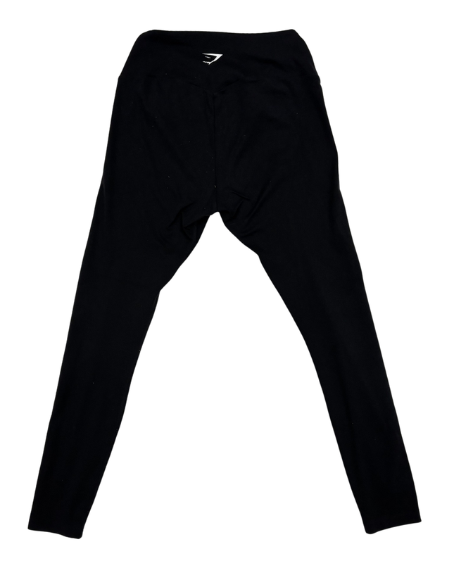 Gymshark Black High-Waisted Seamless Leggings - XS | Waist: 24"