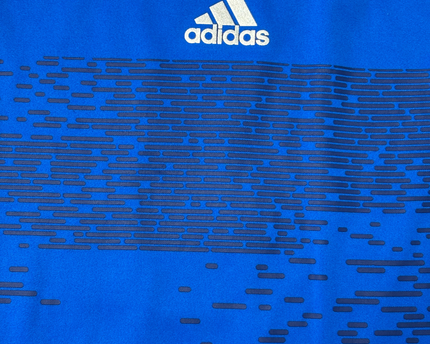 Adidas Climacool Royal Blue Vertical Logo Training T-Shirt