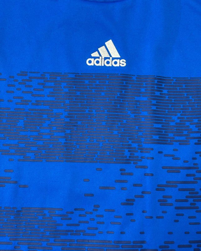 Adidas Climacool Royal Blue Vertical Logo Training T-Shirt