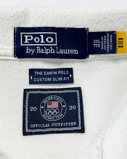 Ralph Lauren USA 2020 Official Earth Olympic Team Piqué Polo Shirt