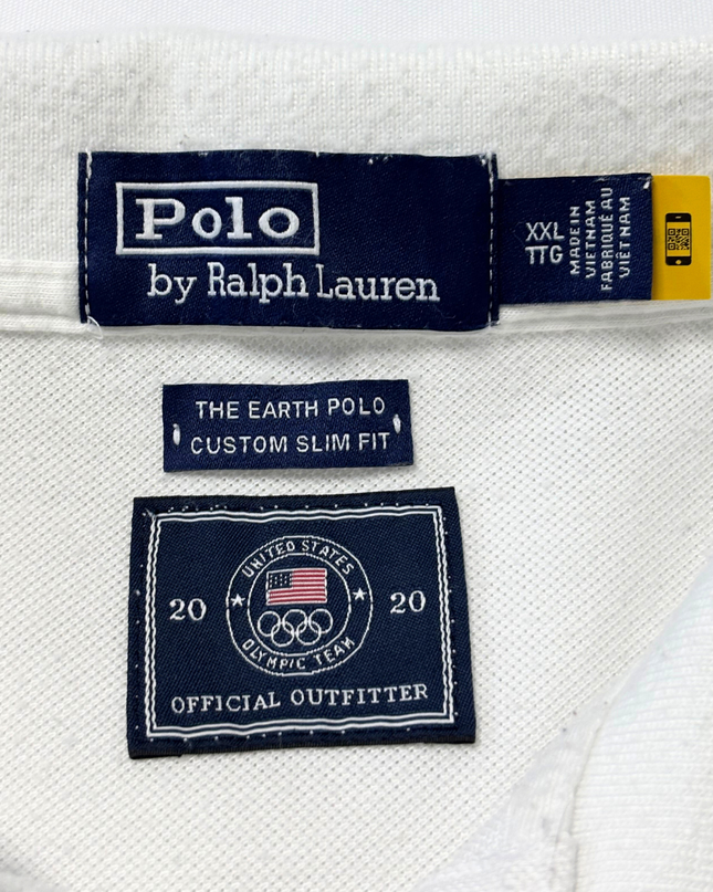 Ralph Lauren USA 2020 Official Earth Olympic Team Piqué Polo Shirt