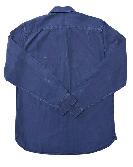 Lacoste Navy Textured Slim Fit Shirt
