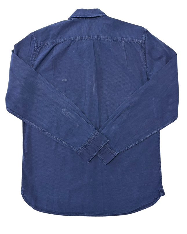 Lacoste Navy Textured Slim Fit Shirt