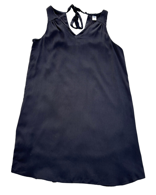 Old Navy Black Tie-Back Sleeveless Dress - XS