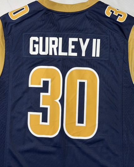 NFL Los Angeles Rams Todd Gurley II #30 On Field Nike Jersey