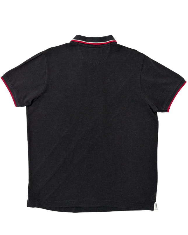 U.S. Polo Assn. Black & Red Diagonal Stripe Classic Polo Shirt