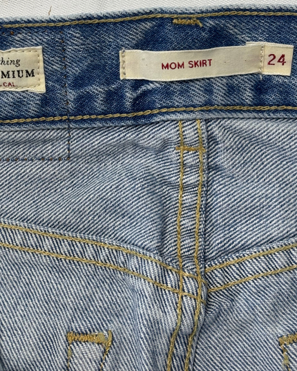 Levi's High-Waist Button Fly Denim Vintage Mom Pencil Skirt