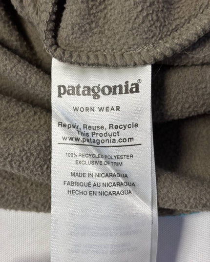 Patagonia Brown Snap-T Lightweight Synchilla Fleece Pullover