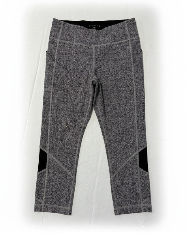 Lululemon Grey Textured Cropped Leggings