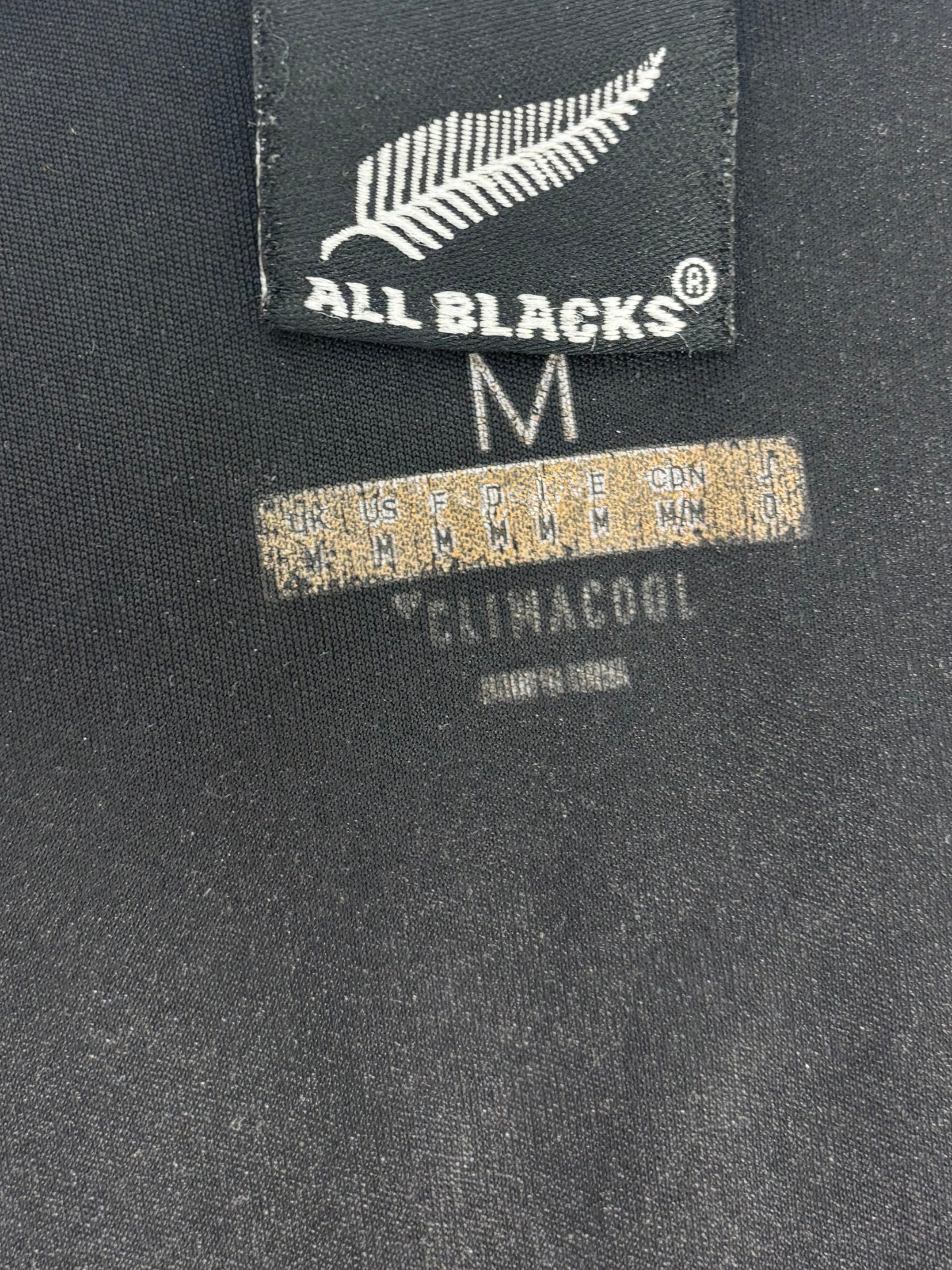 Adidas All Blacks AIG Rugby Singlet – Grey Camo Pattern - M