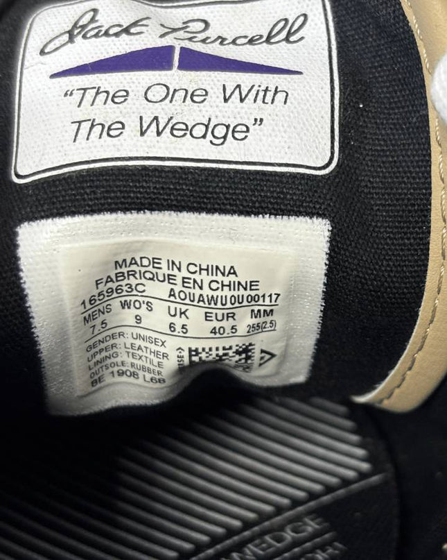 Converse Jack Purcell Multicolor Camo Heart Print Leather Sneakers