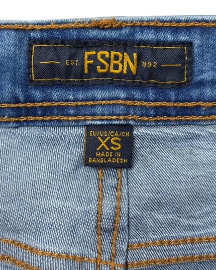FSBN Blue Wash Slim Fit Denim Jeans Shorts