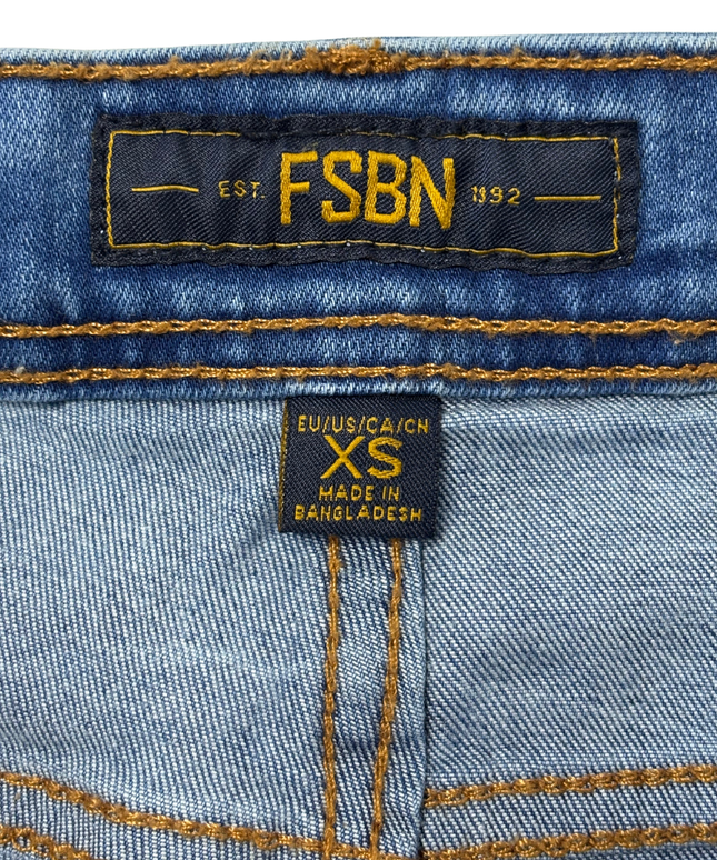 FSBN Blue Wash Slim Fit Denim Jeans Shorts