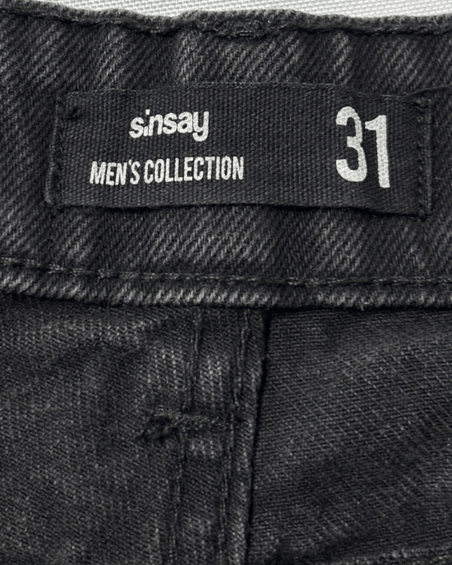 Sinsay Black Straight Leg Denim Jeans