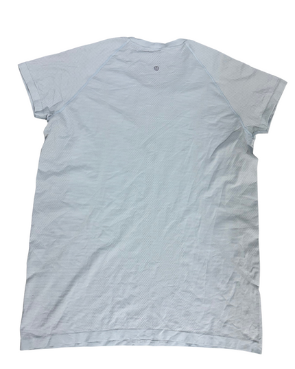 Lululemon Light Blue Seamless Short Sleeve Performance Tee - XXL