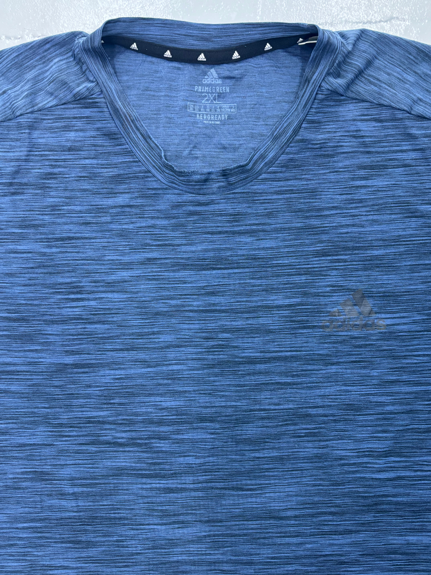 Adidas Breathable Quick Dry Blue Sports TShirt - XXL