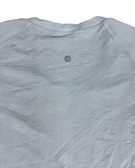 Lululemon Light Blue Seamless Short Sleeve Performance Tee - XXL
