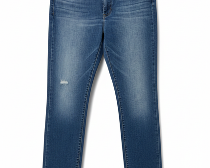 Levi's 721 High Rise Skinny Distressed Jeans