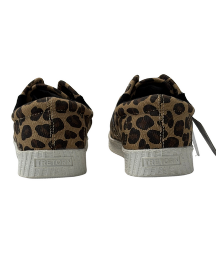 Tretorn Lil Nylite Lace Leopard Print Sneakers | Brown | EU 37.5