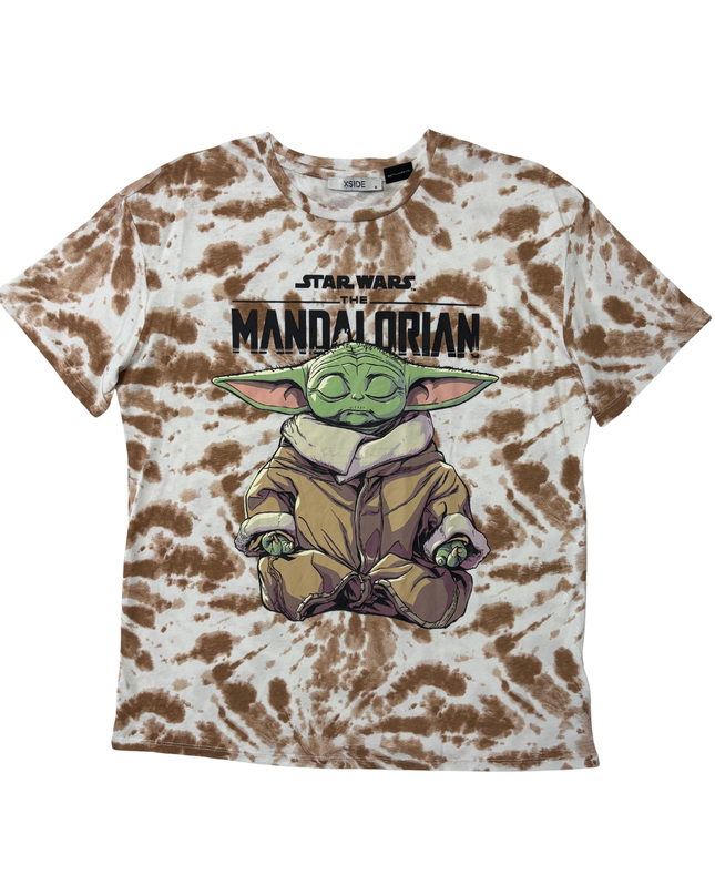 Star Wars The Mandalorian Baby Yoda Tie-Dye Graphic T-Shirt - M