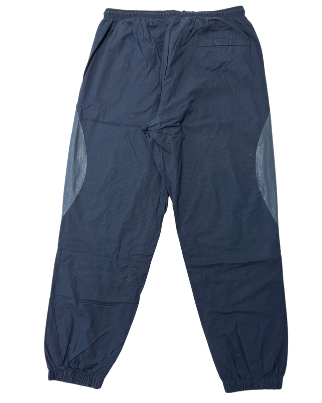 Nike Navy Blue & Grey Panel Windbreaker Track Pants