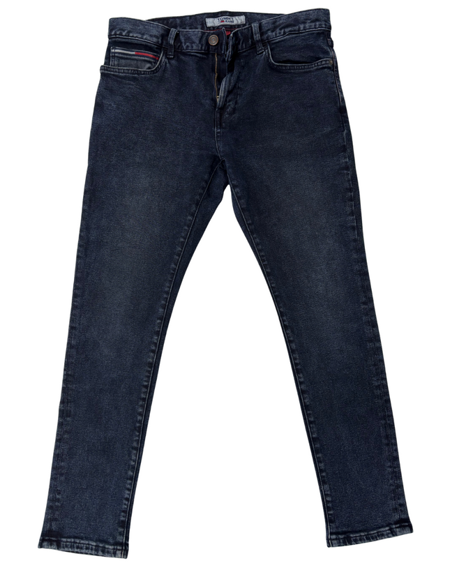 Tommy Jeans Skinny Fit Dark Wash Denim Jeans - L| Waist: 32"