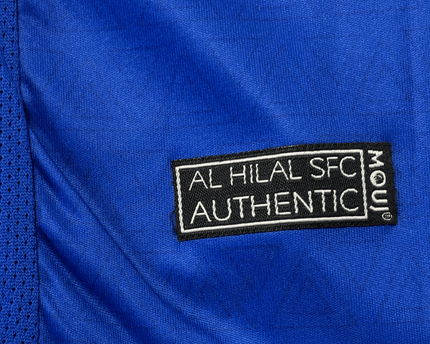Al-Hilal FC Blue Emaar Sponsor Jersey