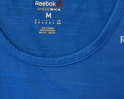 Reebok Les Mills Speedwick Royal Blue Gym Training Tank Top