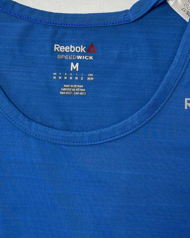 Reebok Les Mills Speedwick Royal Blue Gym Training Tank Top