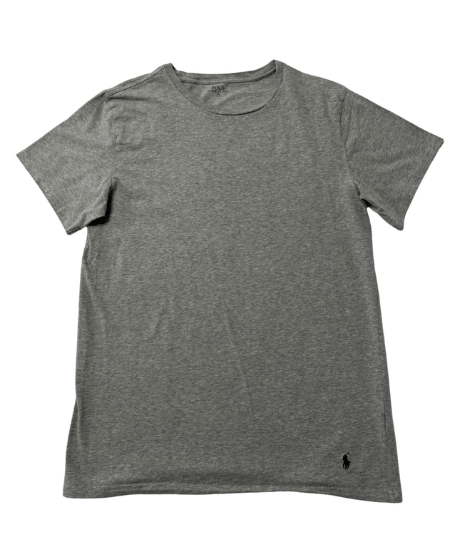 Ralph Lauren Heather Grey Stretch Crewneck T-Shirt