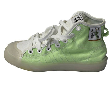 Adidas Green/Purple Nizza Hi Sneakers