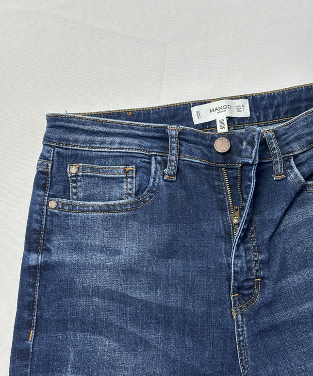 Mango Blue Soho Skinny Denim Jeans