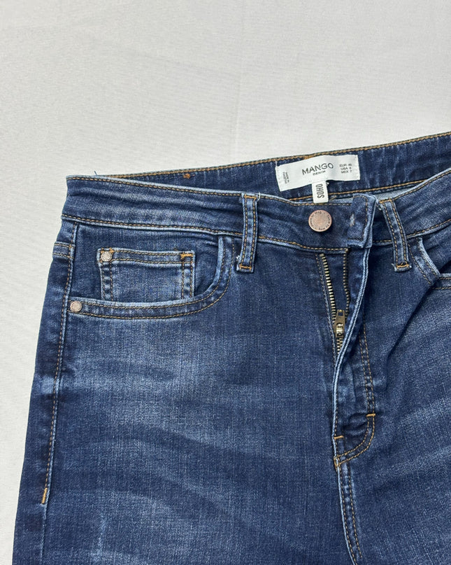 Mango Blue Soho Skinny Denim Jeans
