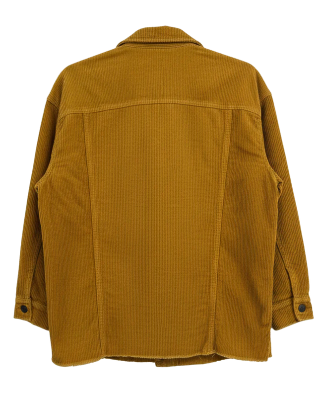 Zara Mustard Yellow Oversized Corduroy Jacket