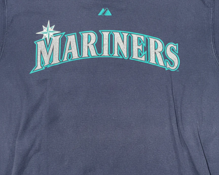 Majestic Navy Blue Seattle Mariners Ichiro Suzuki Graphic Tee
