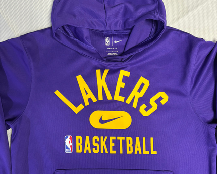 Nike Purple LA Lakers NBA Basketball Hoodie