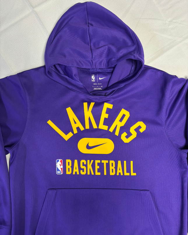 Nike Purple LA Lakers NBA Basketball Hoodie