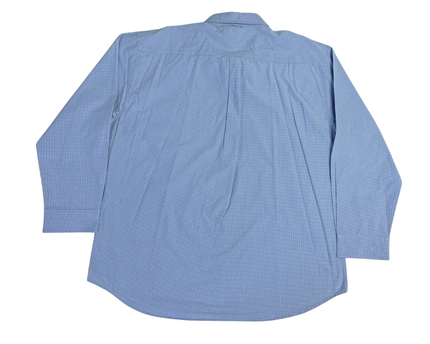 Tommy Hilfiger Light Blue Gingham Long Sleeve Shirt