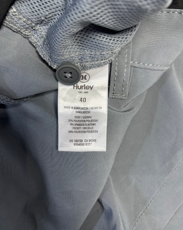 Hurley Grey Men's Hybrid Performance Shorts