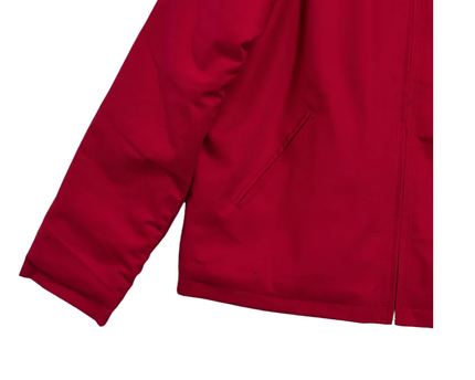 Reworked Carhartt Red Detroit Style Workwear Jacket