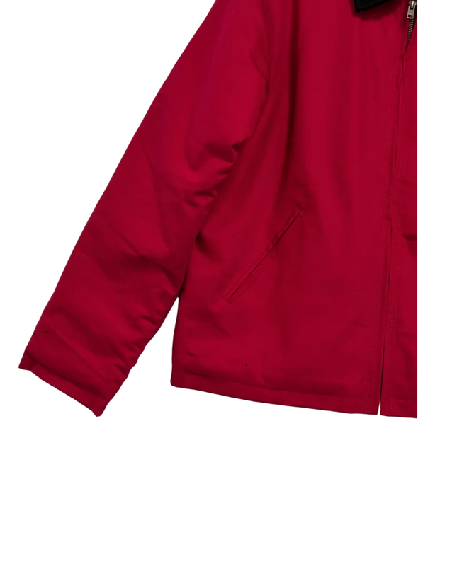 Reworked Carhartt Red Detroit Style Workwear Jacket