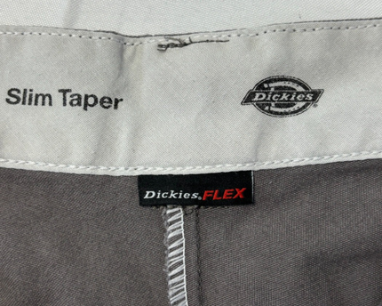 Dickies Grey Slim Taper FLEX Work Pants